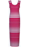 Pink & White Maxi Dress