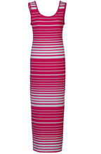 Pink & White Maxi Dress
