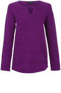 Purple cotton Sweater