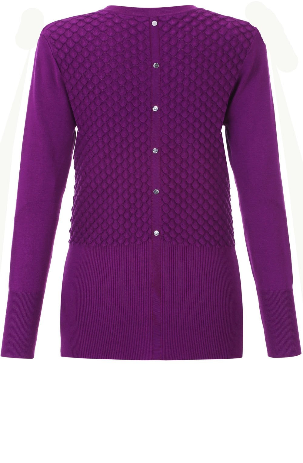 Purple Embossed Sweater