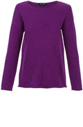 Purple Star Knit Sweater