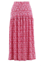 Red and White Jersey Skirt