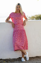 Red and White Jersey Skirt