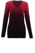 Red & Black Patterned Jumper