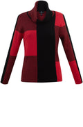 Red Block Design Jumper