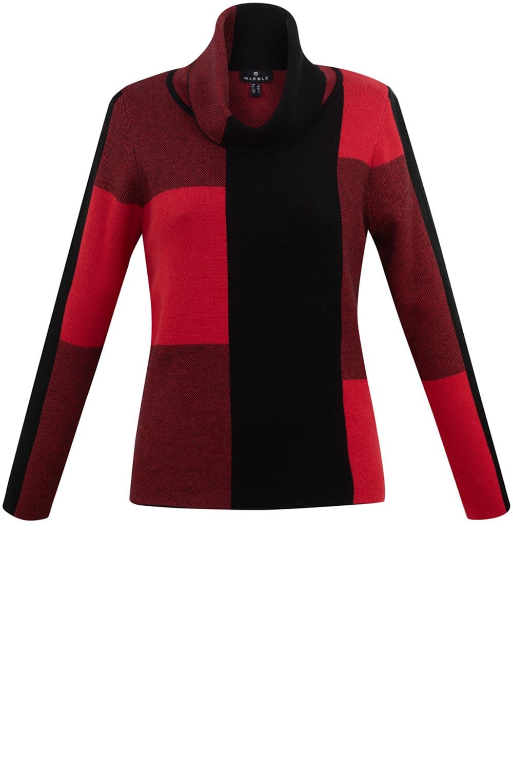 Red Block Design Jumper