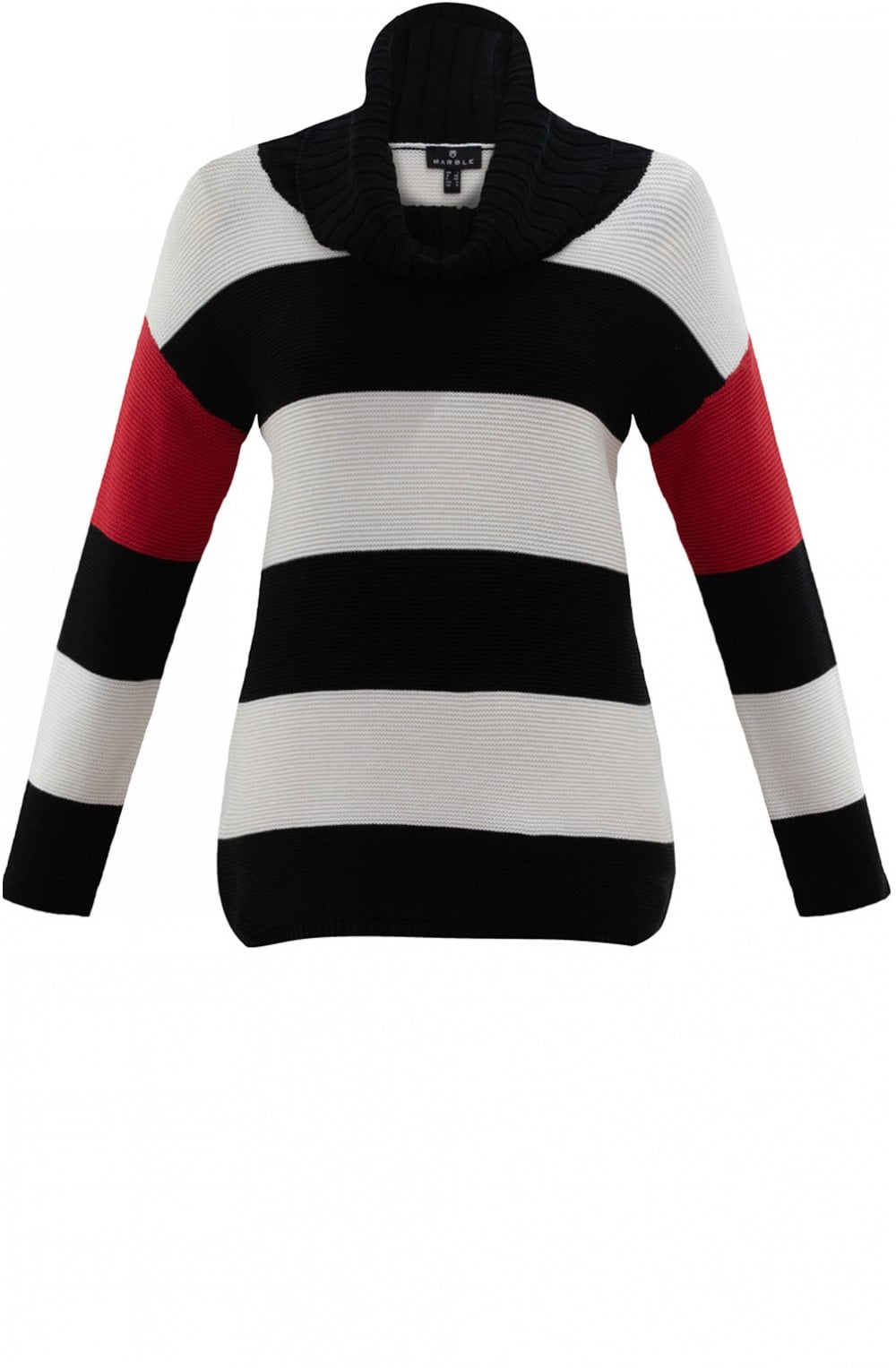 Red Bold Stripe Jumper