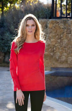 Red Bow Sleeve Sweater