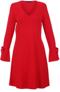 Red Knit Dress