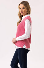 Relaxed Rose Knitted Cotton Vest