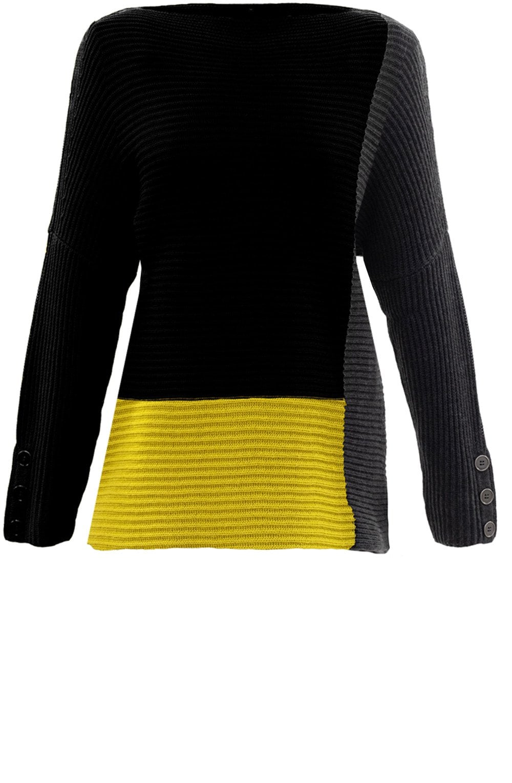 Ribbed Block Design Jumper