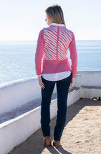 Rose Diagonal Stripes and Colour Block Jumper
