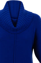 Royal Blue Oversized Cowl Neck Relaxed Jumper