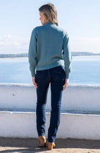 Sea Foam Bomber Style Cardigan