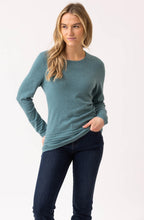 Sea Foam Ribbed Detail Jumper