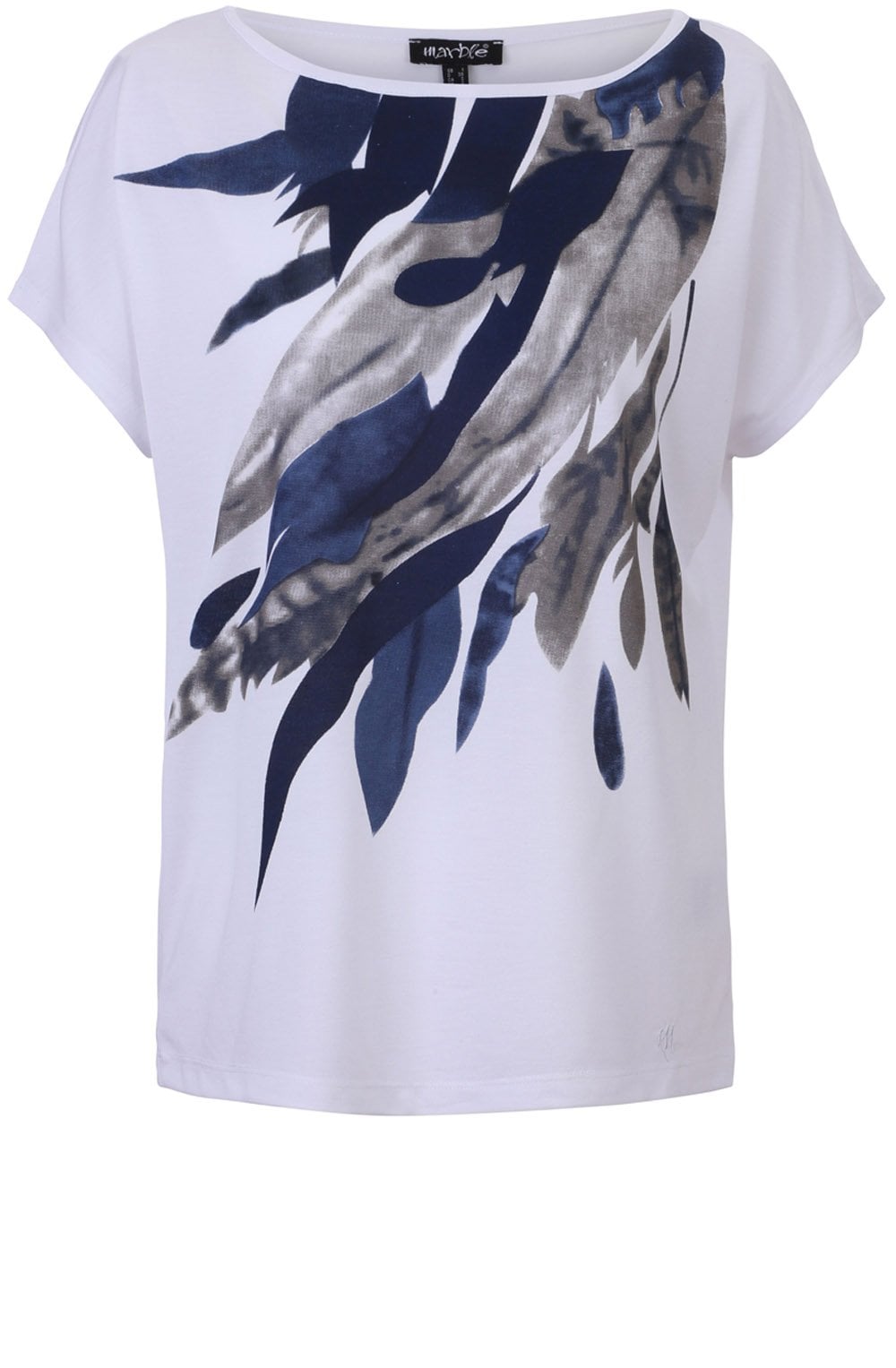 Silky Feather Design Top