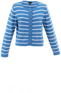 Sky Blue and White Box Cardigan