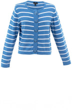 Sky Blue and White Box Cardigan