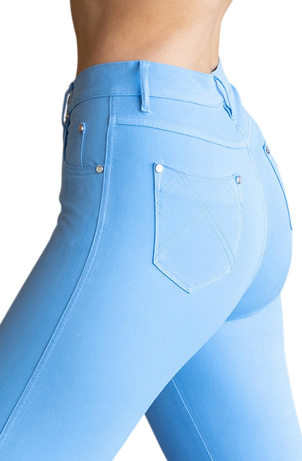 Sky Blue Cropped Jeans