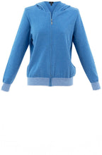 Sky Blue Hooded Cardigan