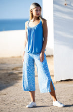 Sky Blue Pleated Vest Top