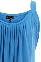 Sky Blue Pleated Vest Top