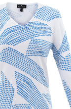 Sky Blue Polka Dot Fine Knit Sweater