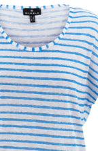 Sky Blue Striped Lightweight Relaxed Top