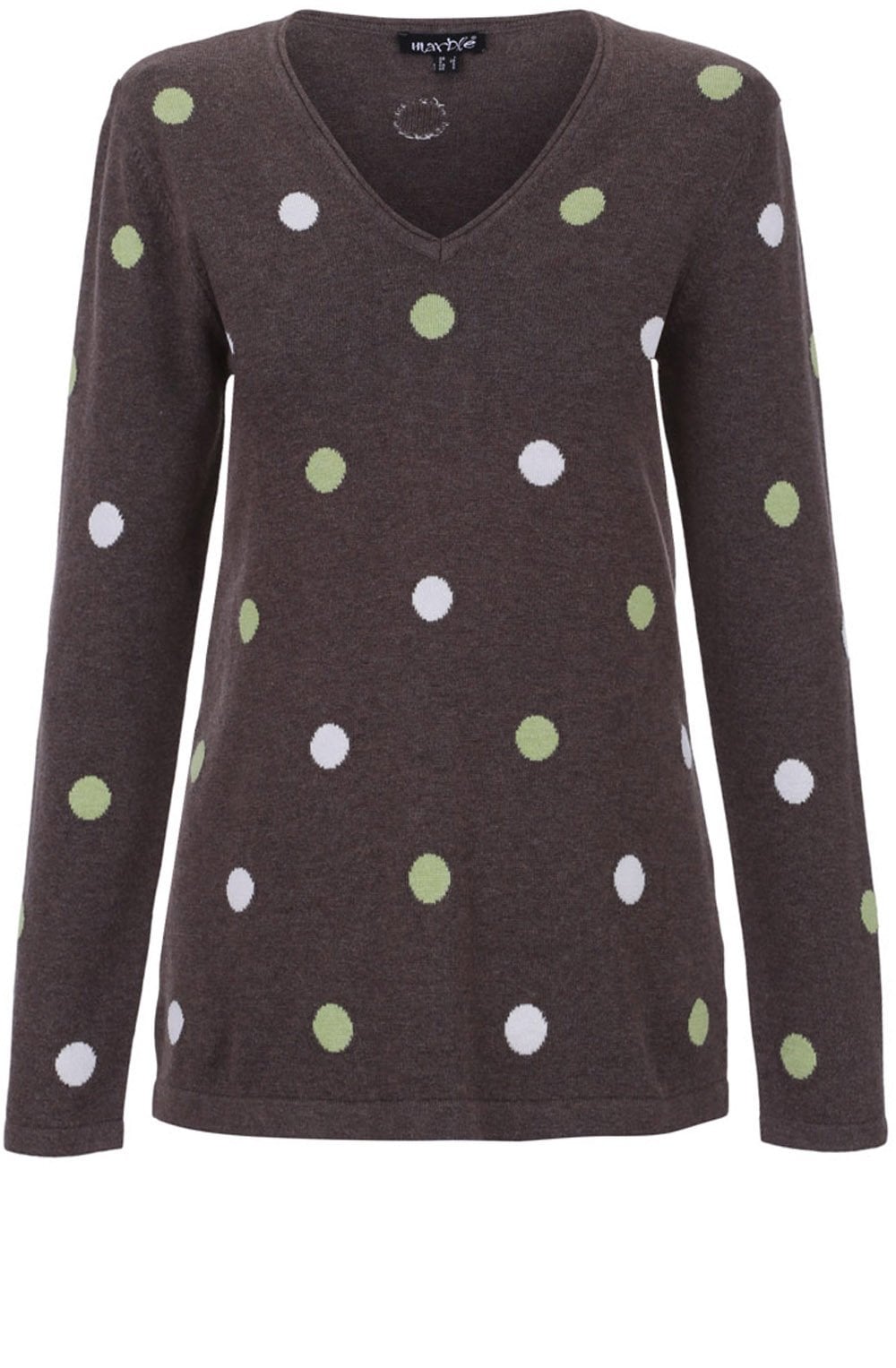 Spot Print Sweater