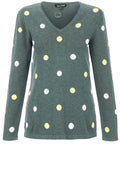 Spot Print Sweater