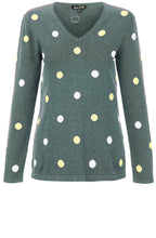 Spot Print Sweater