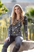Spot Print Sweater