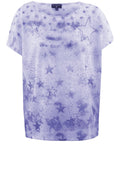 Marble Star and Rhinestone Design Top