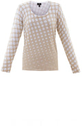 Stone Spot Print Jumper