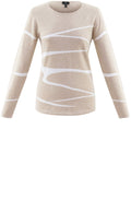 Stone Striped Design Jumper