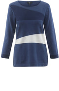 Marble stripe design Jumper