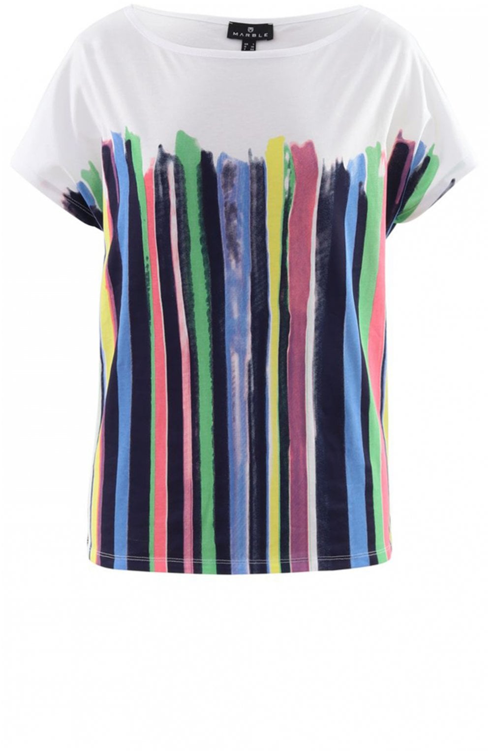 Striped Design Jersey T Shirt