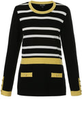 Striped Design Sweater