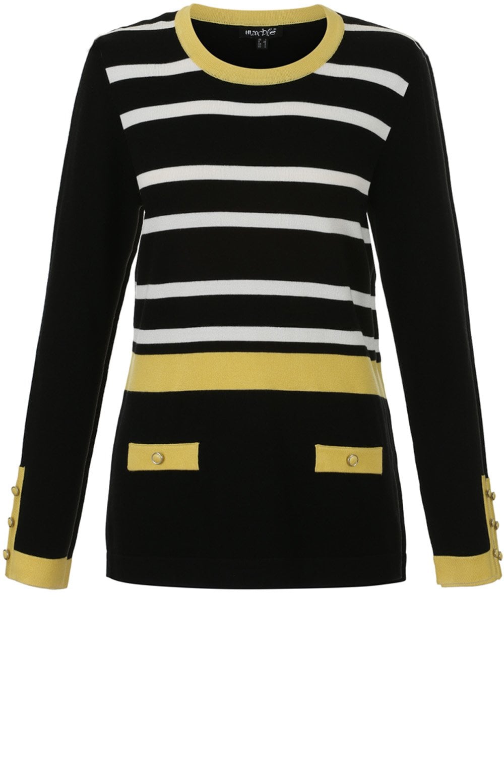 Striped Design Sweater
