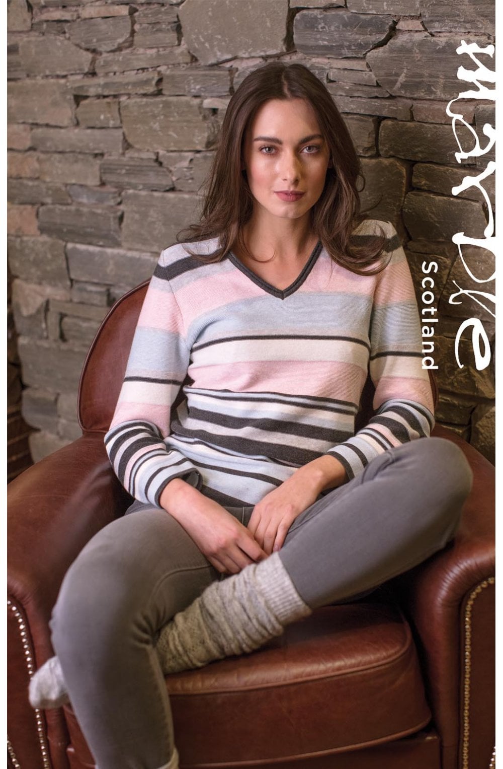 Striped Knit Jumper