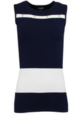 Striped Panel Knit Top