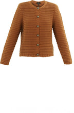 Tan Cotton Mix Chunky Knit Cardigan