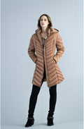 Tan Quilted Coat