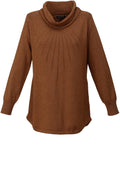 Tan Roll Neck Sweater