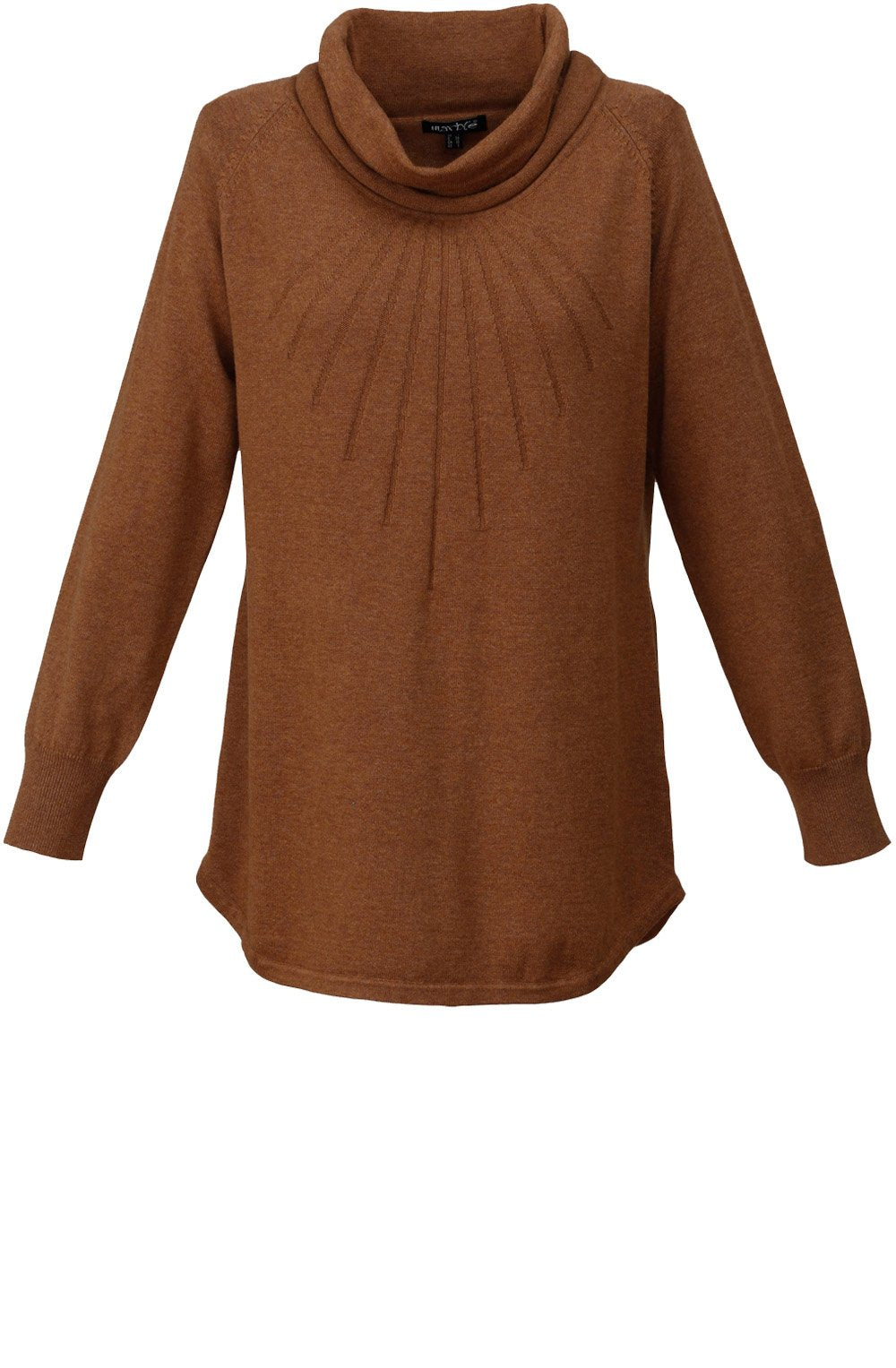 Tan Roll Neck Sweater