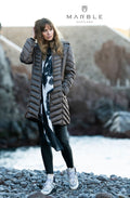 Taupe Quilted Coat