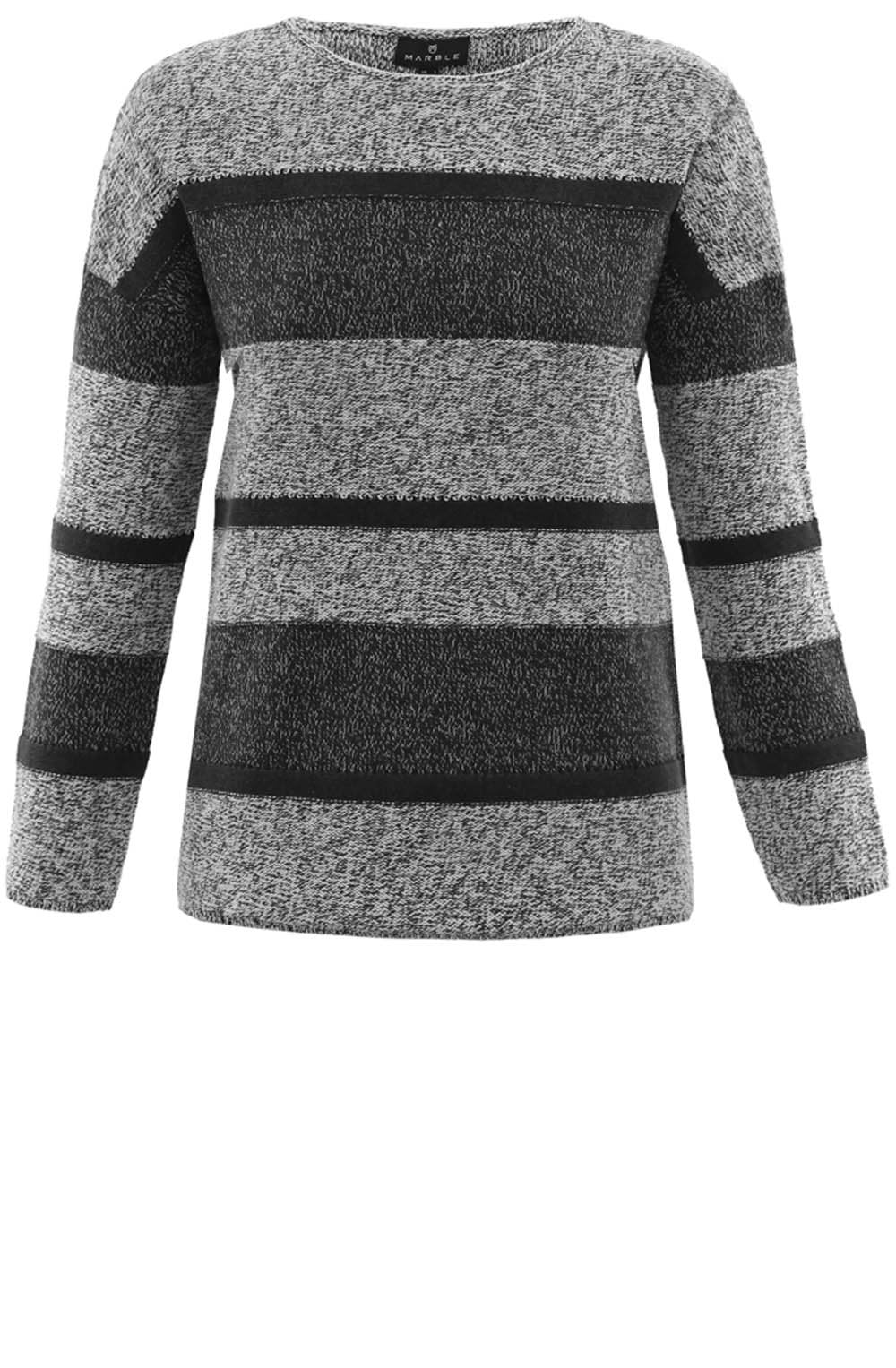 Taupe Stripe Design Jumper