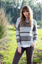 Taupe Stripe Design Jumper