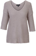 Taupe Woven Knit Jumper