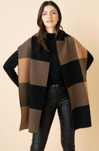 Tobacco and Black Oversized Buffalo Check Scarf